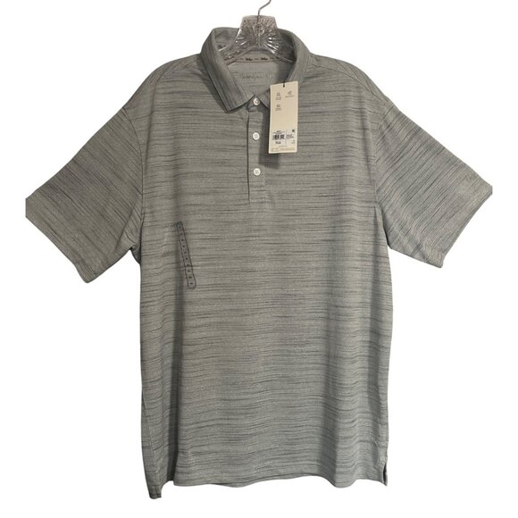 Walter Hagen Perfect 11 Clubhouse Triation Pique Golf Polo Shirt Mens XL Gray - Picture 1 of 10